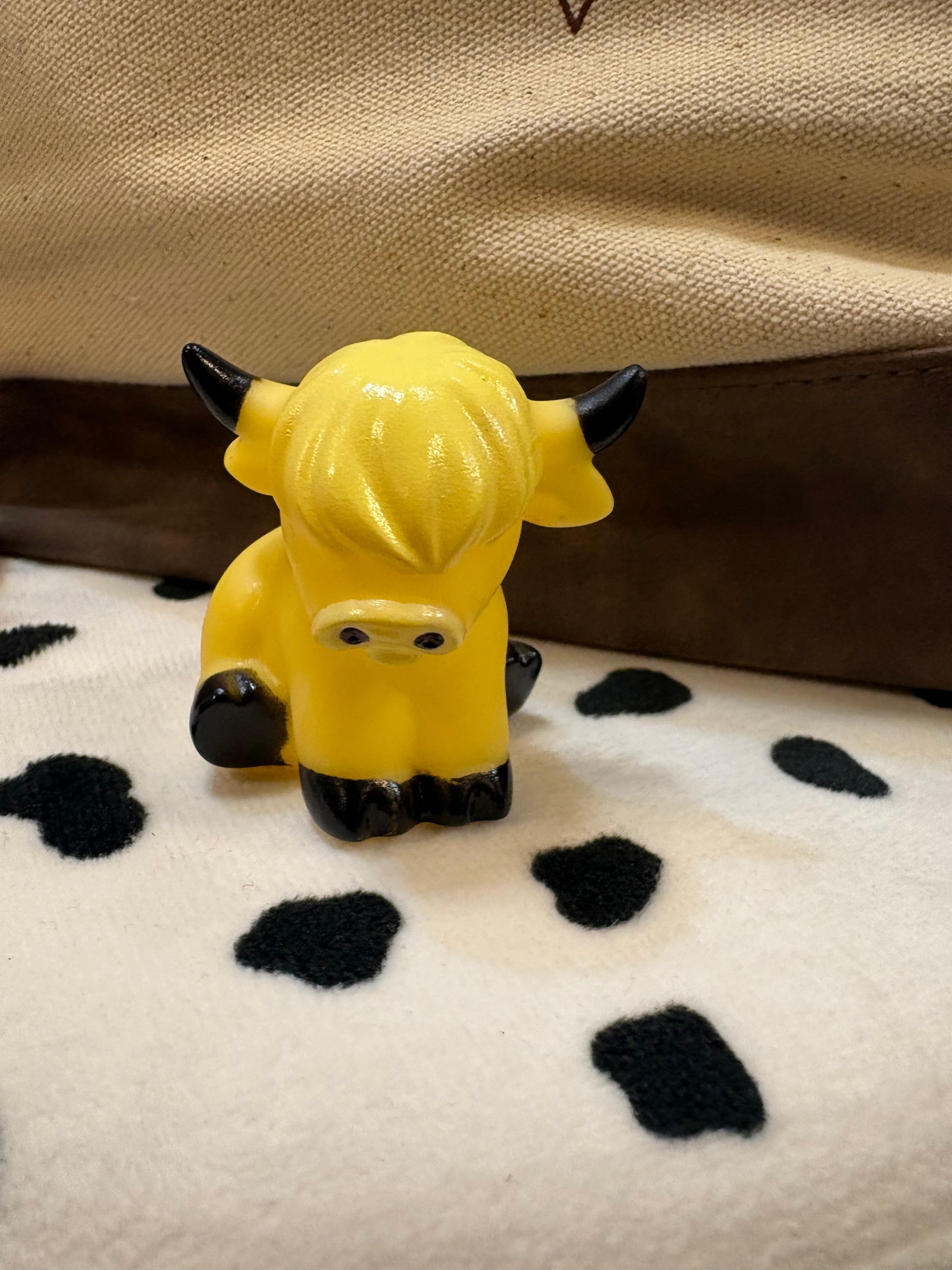 Highland Cow Squeaky Toy