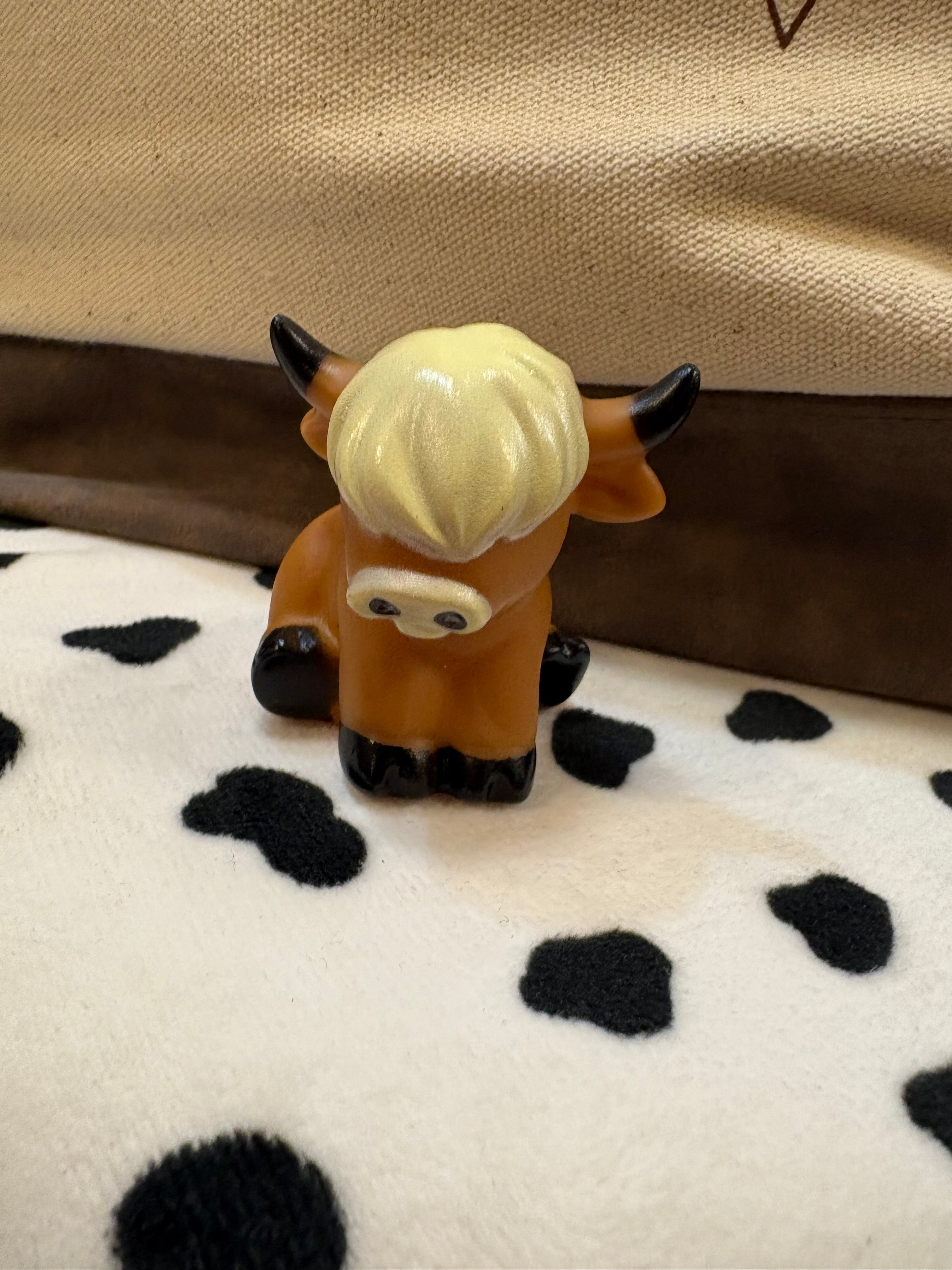 Highland Cow Squeaky Toy