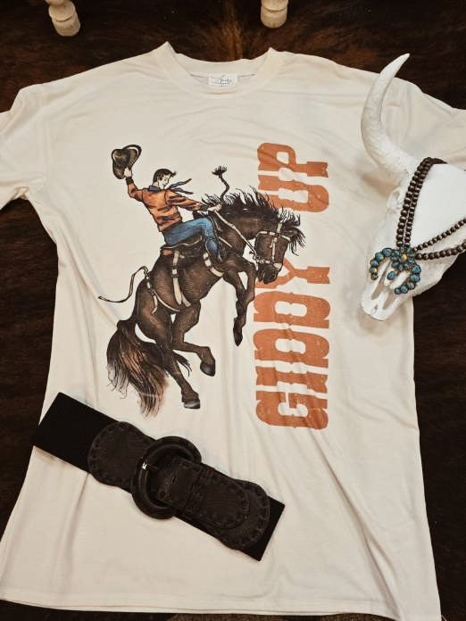 Giddy Up Tshirt Dress