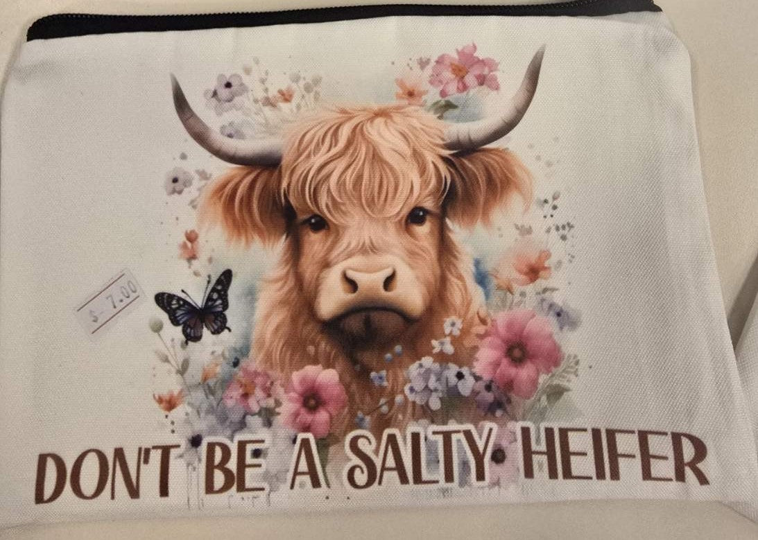 Highland Cow Pouches