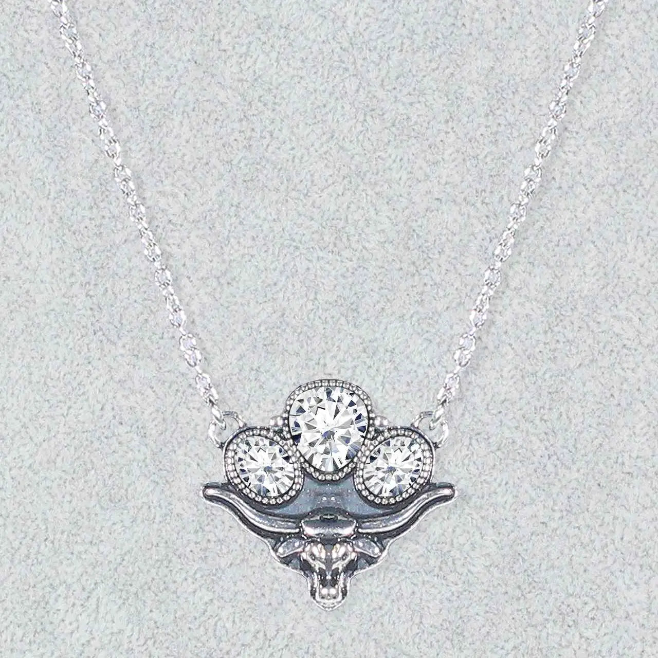 Trio Longhorn Necklace